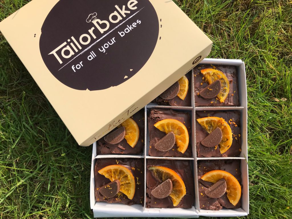 Luxury Gooey Chocolate Orange Brownie Delivered Across The UK