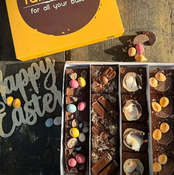Easter brownies