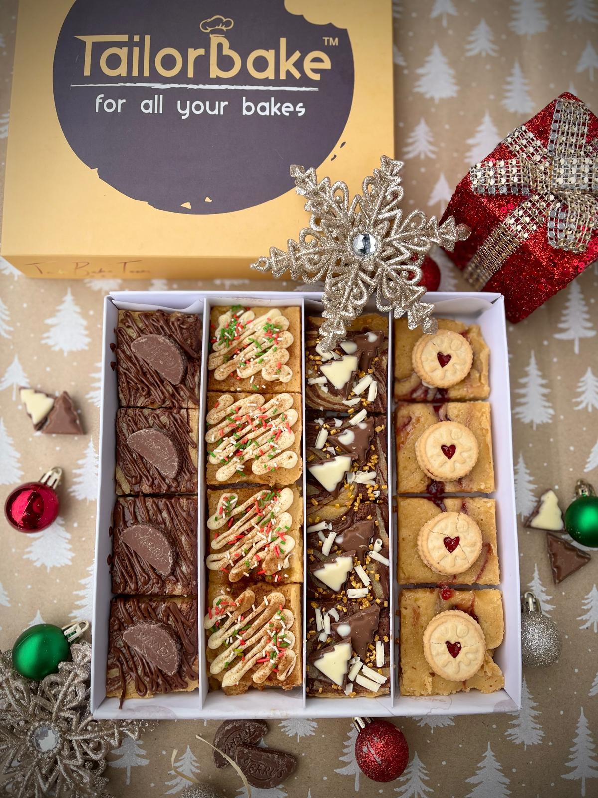 Christmas Blondies